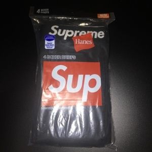 Supreme Hanes Boxer 4 Pack